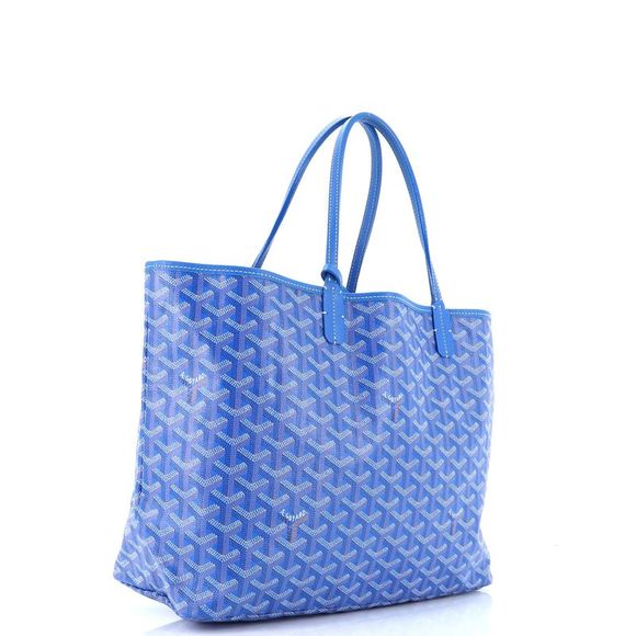 Goyard Saint Louis Tote Coated Canvas PM Blue - Picture 3 of 8